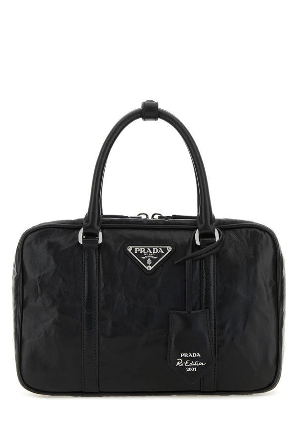 Prada Black Nappa Leather Handbag - Women