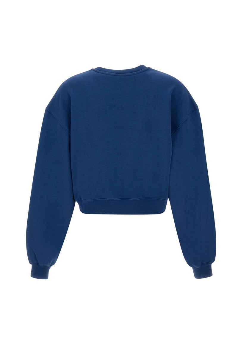 Woolrich cotton Fleece Logo Sweatshirt - Women