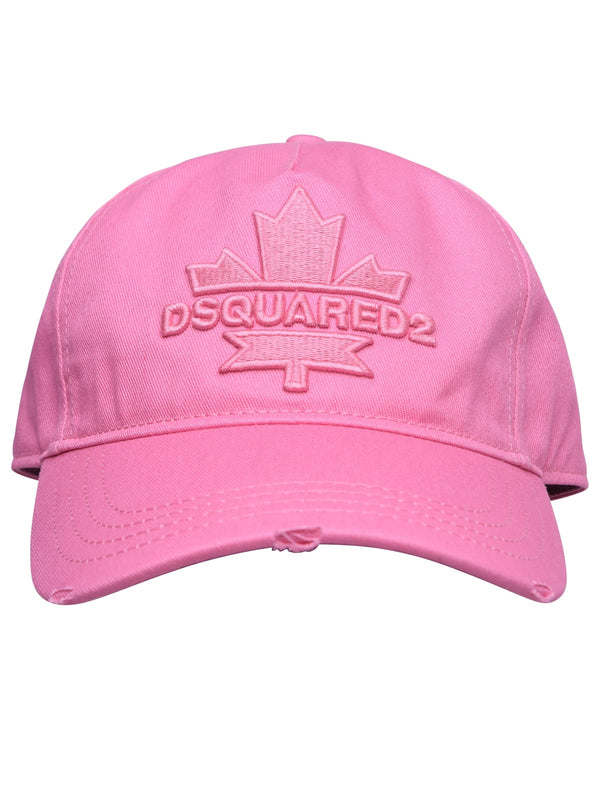 Dsquared2 Pink Cotton Hat - Women