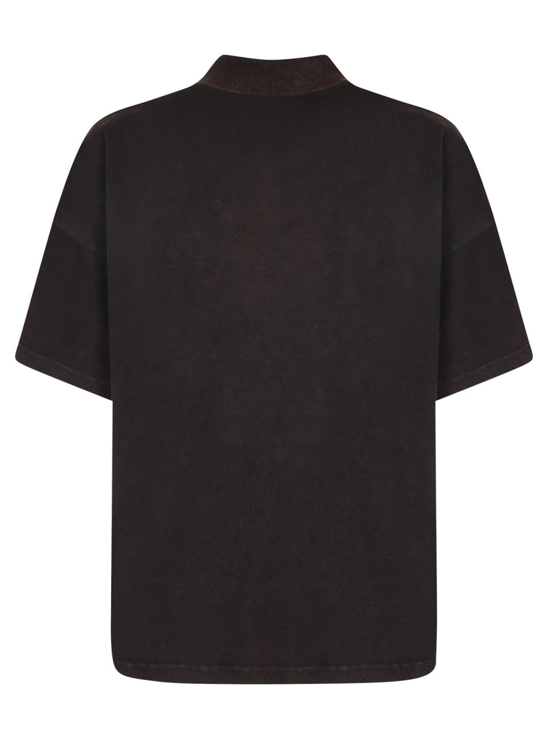 J.W. Anderson Anchor Brown Polo Shirt - Men