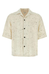 Bottega Veneta Ivory Viscose Blend Shirt - Men