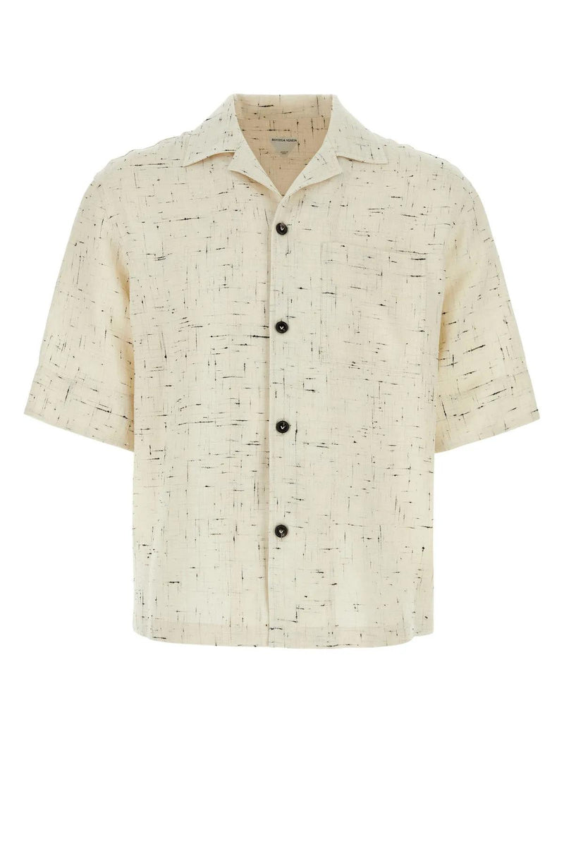 Bottega Veneta Ivory Viscose Blend Shirt - Men