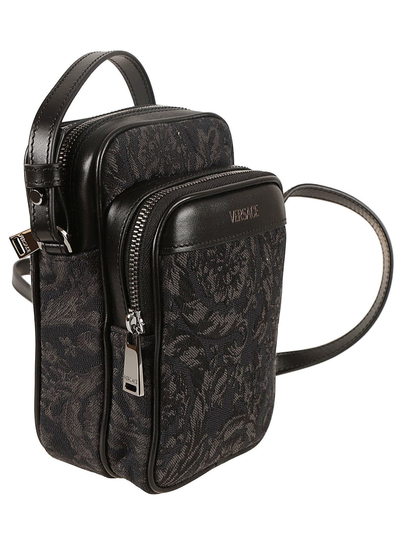 Versace Jacquard Shoulder Bag - Men