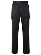 Versace Cargo Pants In Black Cotton - Men