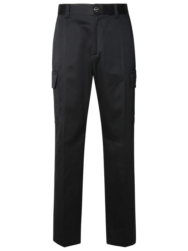 Versace Cargo Pants In Black Cotton - Men