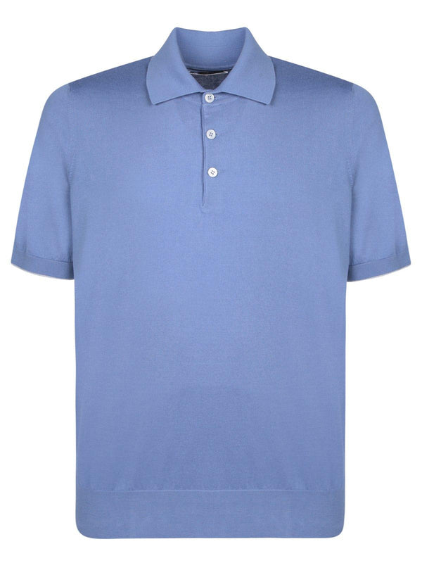 Brunello Cucinelli Short-sleeved Buttoned Polo Shirt - Men