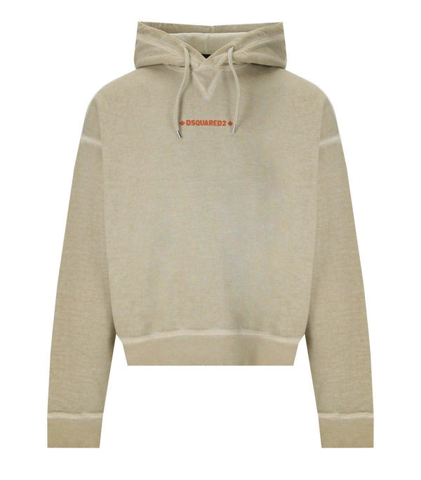 Dsquared2 Logo Printed Drawstring Hoodie - Men