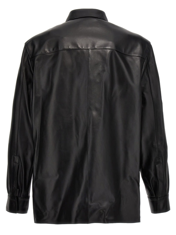 Loewe Logo Leather Jacket - Men