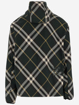 Burberry Nylon Jacket With Check Pattern - Men