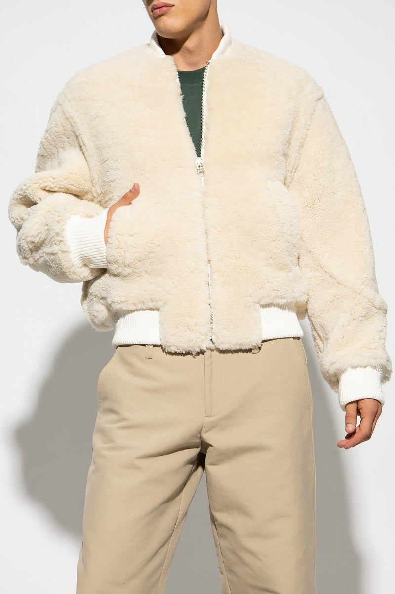 Jacquemus Le Blouson Pilou Shearling Bomber Jacket - Men