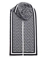 Balmain Wool Mongram Scarf - Men