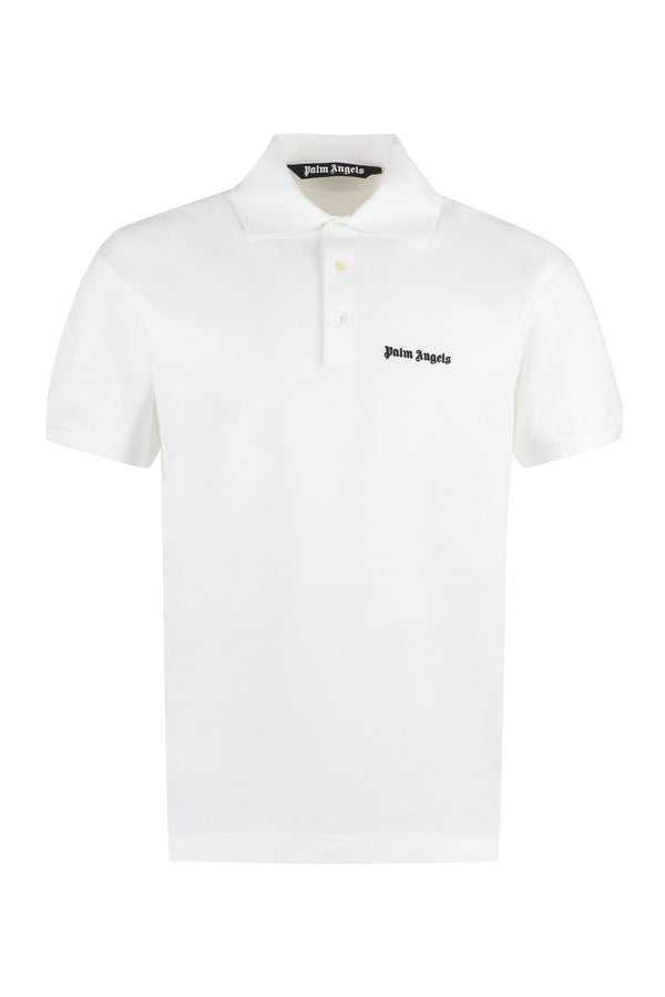 Palm Angels Cotton-piqu Olo Shirt - Men