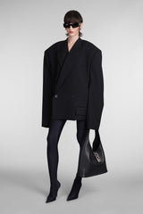 Balenciaga Blazer In Black Wool - Women