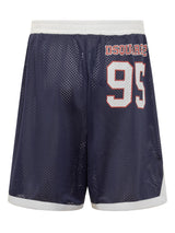 Dsquared2 Mesh Fabric Shorts With Logos - Men