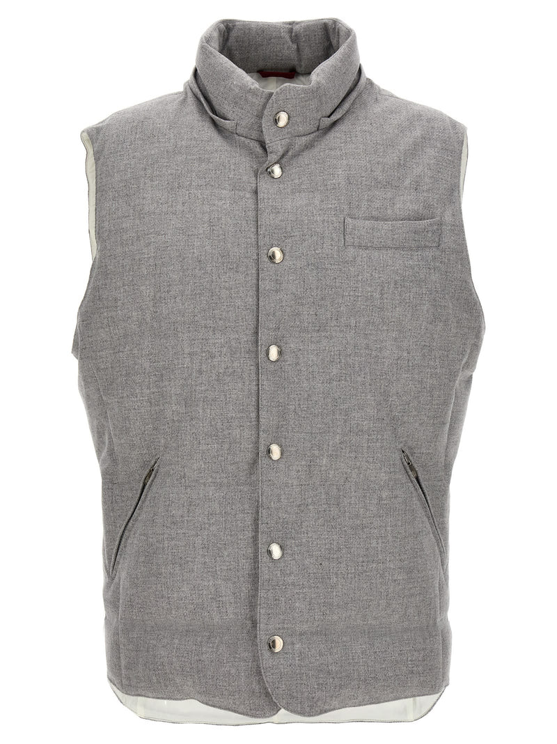 Brunello Cucinelli Padded Hooded Vest - Men