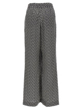 Balmain Monogram Cupro Pants - Women - Piano Luigi