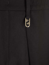 Fendi Black Wool Crepe Trousers - Men - Piano Luigi