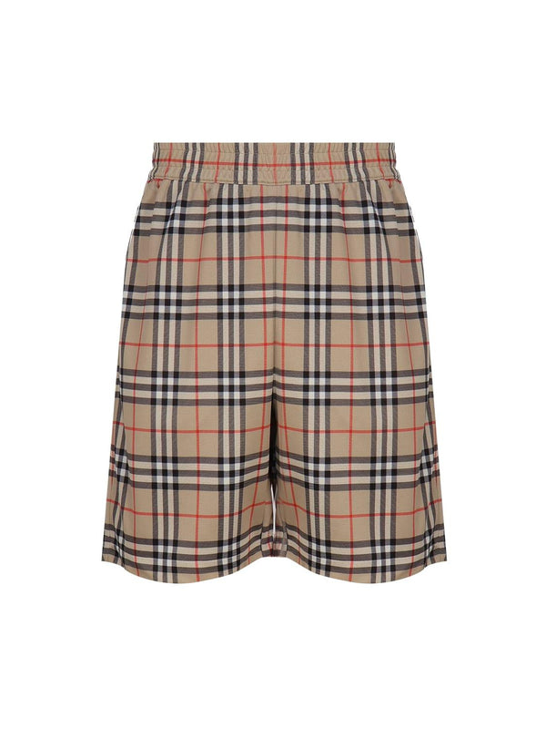 Burberry Technical Twill Shorts With Vintage Check Tartan Motif - Men - Piano Luigi