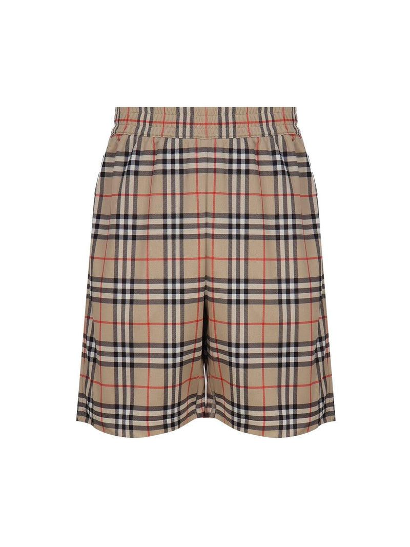 Burberry Technical Twill Shorts With Vintage Check Tartan Motif - Men - Piano Luigi