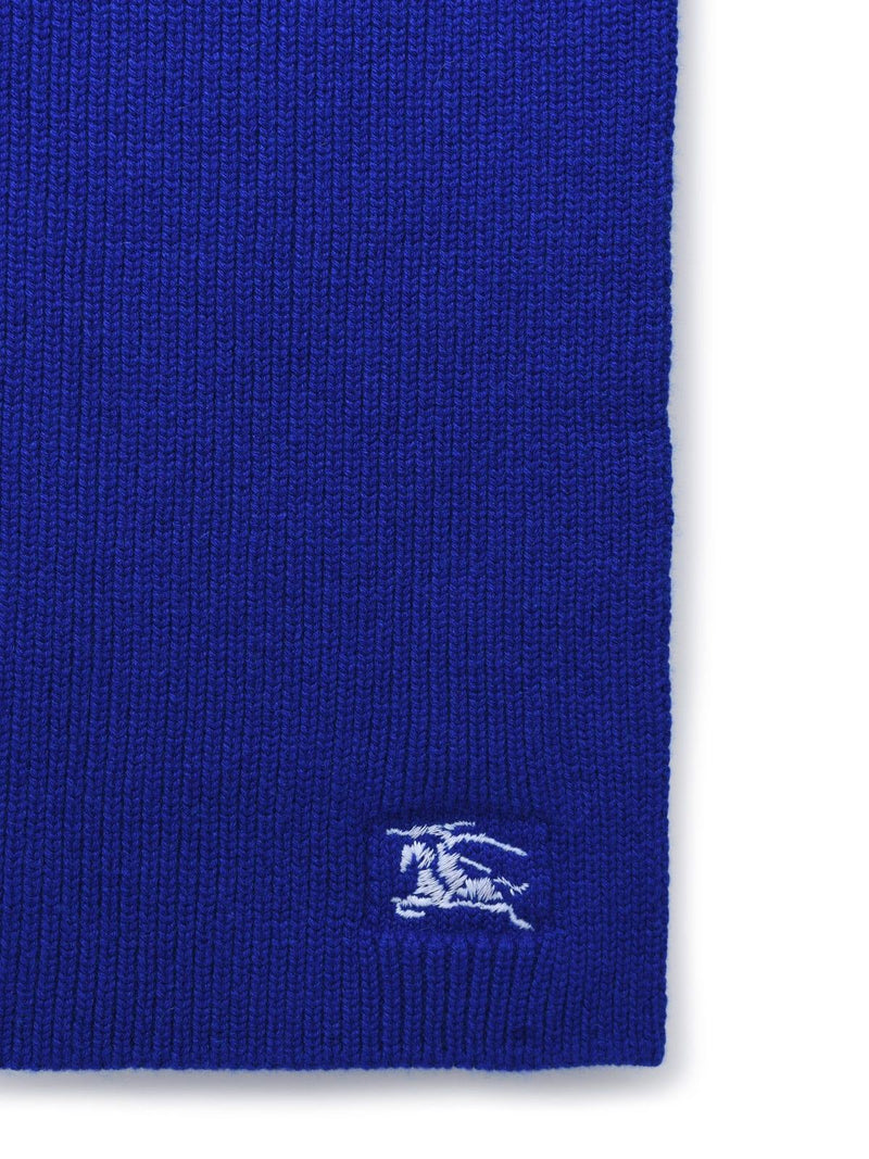 Burberry Blue Cashmere Scarf - Men - Piano Luigi