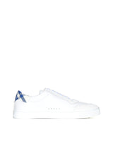 Burberry White Leather Sneakers - Men - Piano Luigi