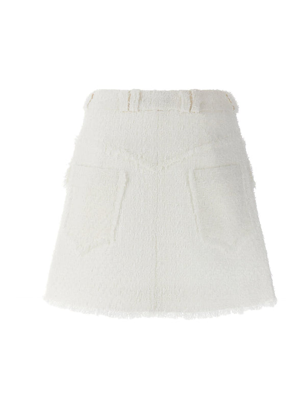 Balmain Tweed Mini Skirt - Women - Piano Luigi