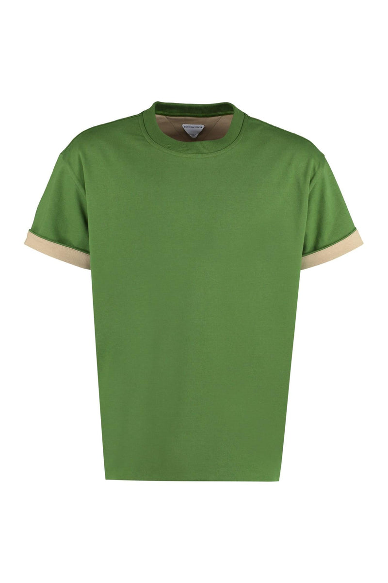 Bottega Veneta Cotton Crew-neck T-shirt - Men - Piano Luigi