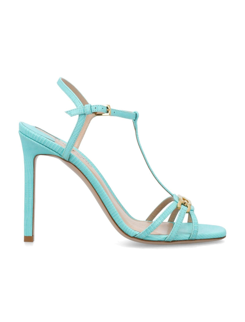 Tom Ford Stamped Lizard Leather Whitney Sandal - Women - Piano Luigi