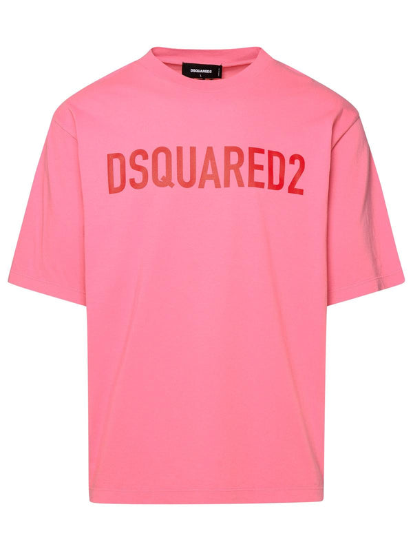 Dsquared2 Pink Cotton T-shirt - Men - Piano Luigi