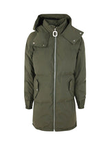 J.W. Anderson Contrast Hood Long Puffer Coat - Women - Piano Luigi