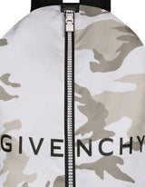 Givenchy Man Adjustable G-zip Nylon Backpack With Camouflage Print - Men