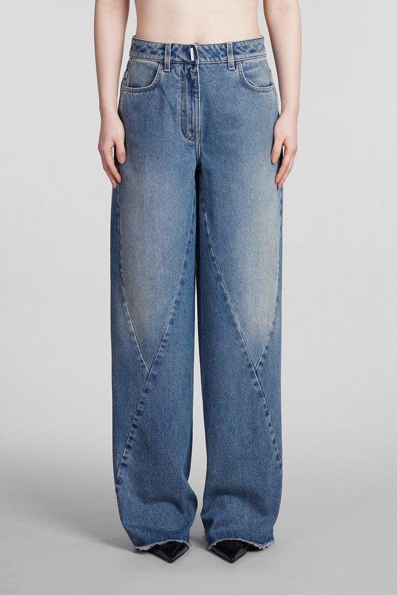 Givenchy Jeans In Blue Cotton - Women - Piano Luigi