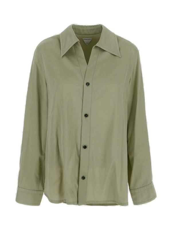 Bottega Veneta Twill Shirt - Women - Piano Luigi