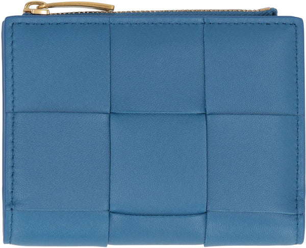 Bottega Veneta Cassette Intrecciato Bi-fold Wallet - Women - Piano Luigi