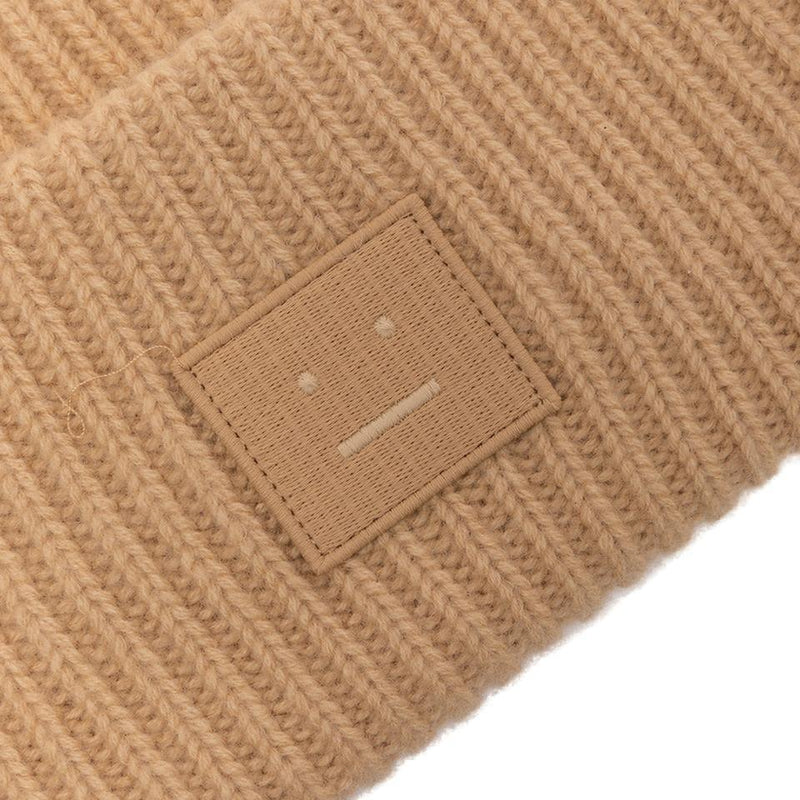 Acne Studios Face Logo Patch Rib-knit Beanie - Men - Piano Luigi