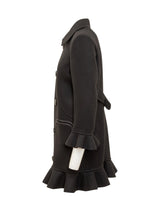 Dsquared2 Mini Ruffled Coat - Women - Piano Luigi