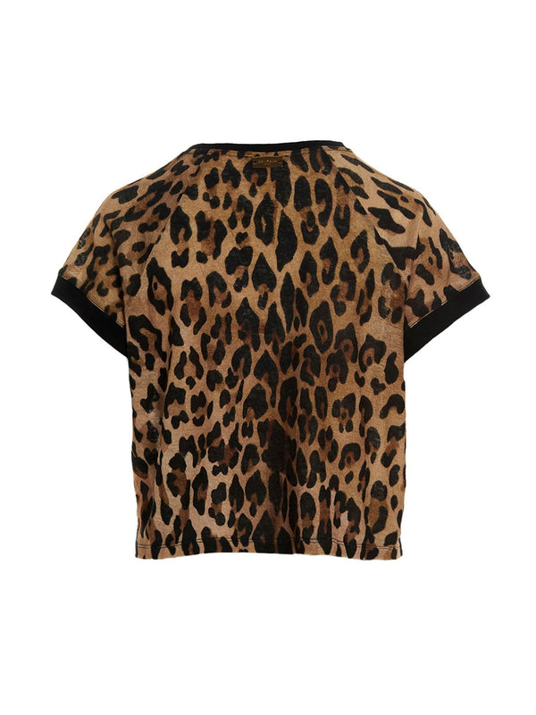 Balmain Leopard T-shirt - Women - Piano Luigi