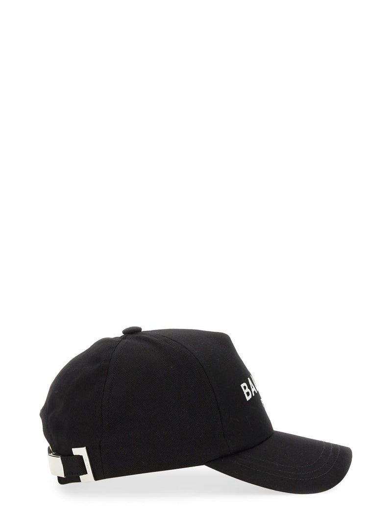 Balmain Baseball Hat With Logo - Men - Piano Luigi