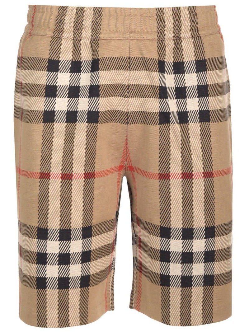 Burberry Bermuda Shorts In Jacquard Check - Men - Piano Luigi