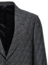 fendi Shadow Blazer - Men - Piano Luigi