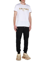 Balmain Eco-designed Cotton Logo T-shirt - Men - Piano Luigi