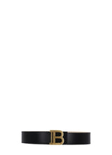 Balmain Logo Leather Belt - Women - Piano Luigi