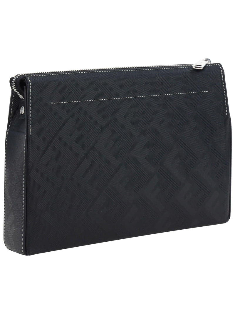 Fendi Pouch In All-over Ff Fabric - Men - Piano Luigi