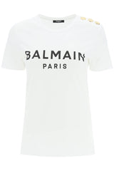 Balmain Cotton Logo T-shirt - Women - Piano Luigi