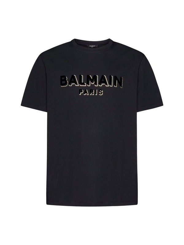 Balmain T-shirt Logo Gold - Men - Piano Luigi