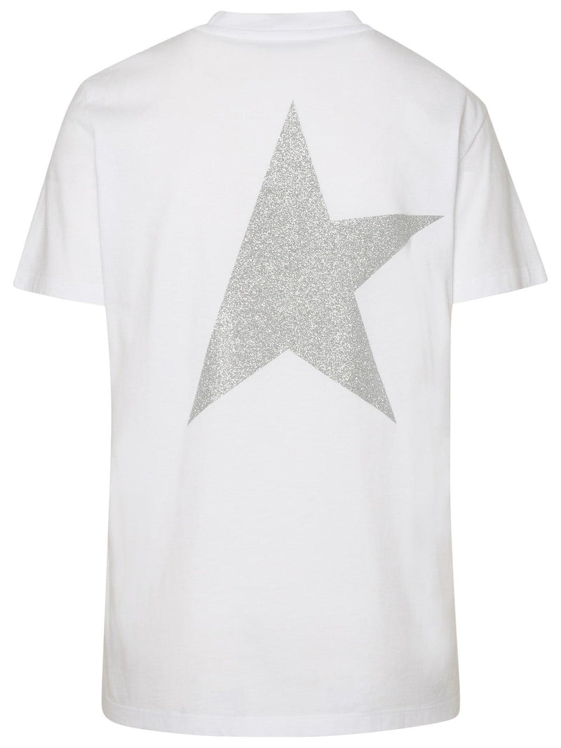 Golden Goose White Cotton T-shirt - Women - Piano Luigi