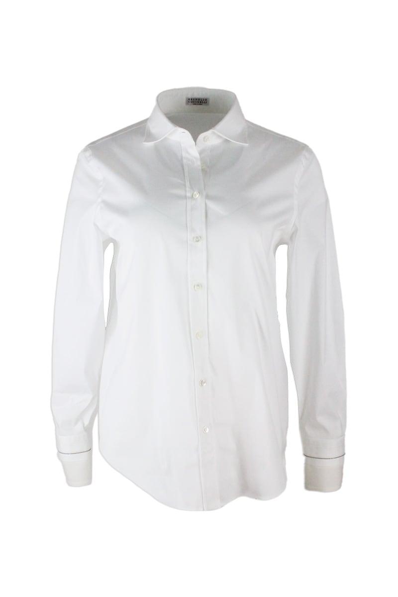 Brunello Cucinelli Shirt In Cotton Stretch - Women - Piano Luigi