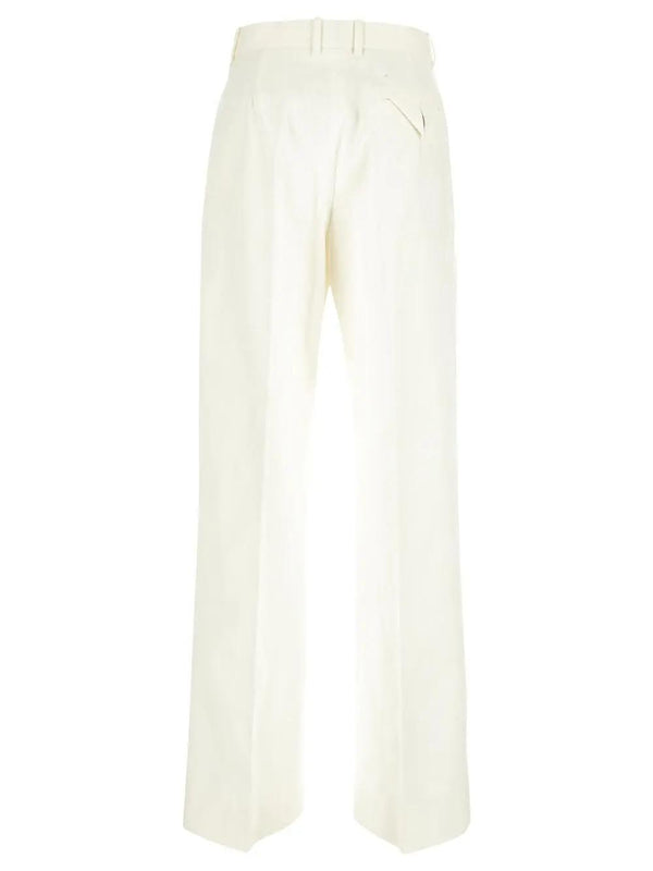 Bottega Veneta Textured Cotton Trouser - Women - Piano Luigi