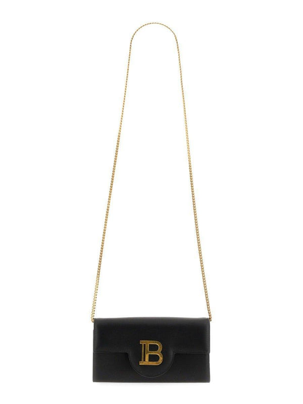 Balmain Logo-plaque Foldover Top Crossbody Bag - Women - Piano Luigi