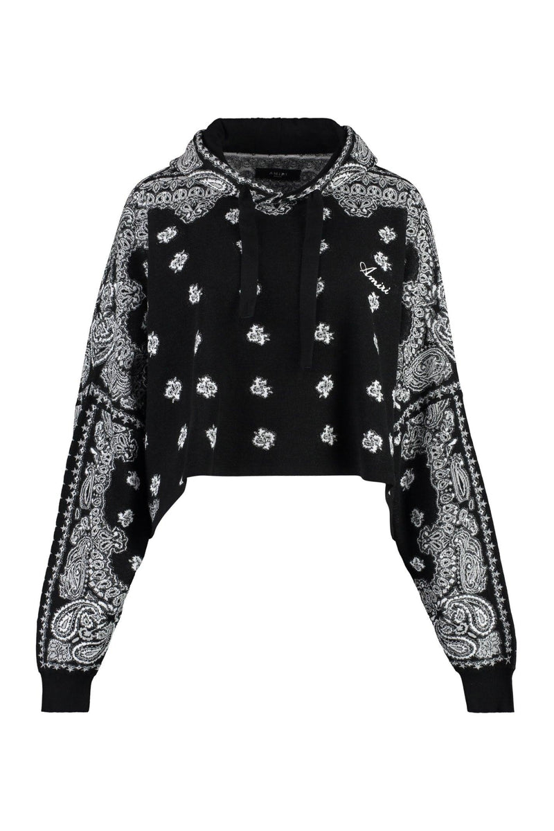 AMIRI Knitted Hoodie - Women - Piano Luigi